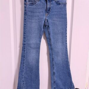 Pink Rose Kids Blue Flared Jeans